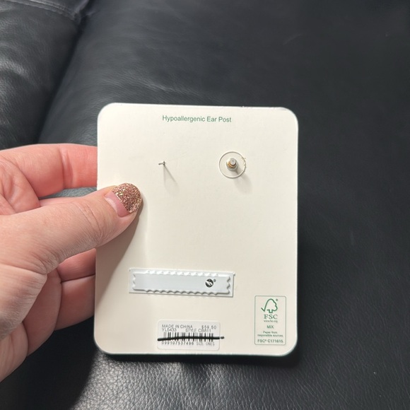 J. Crew Oversized Double-Square Link Earrings - Picture 5 of 6